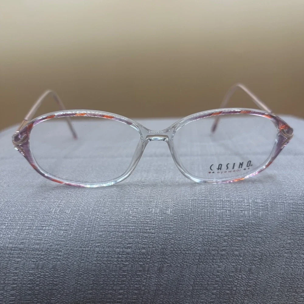 Casino Eyewear Heather Glasses Women 53-13-130 New Vintage Aesthetic